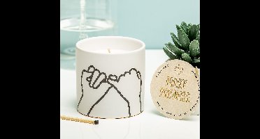 Impressions geurkaars - Pinky Promise (wit)