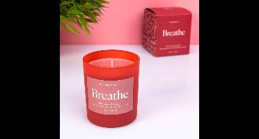Wellness geurkaars - Breathe (rood)