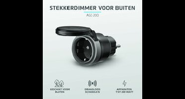 klikaanklikuit Dimmer-schakelaar voor buiten - AGC-200