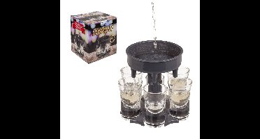 Shotglas dispenser - Shotfontein - Met 6 shotglazen