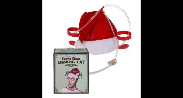 Kerstmuts met drankhouder - Santa Claus Drinking Hat
