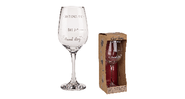 Wijnglas - Good day. bad day. don't even ask - 420ml