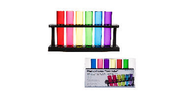 Reageerbuis Shotglazen - Set van 6 met houder - 40ml