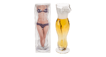 Bierglas - Vrouwelijk lichaam - 500ml