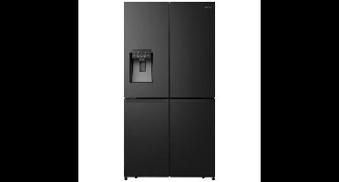 Hisense RQ760N4SBFE Amerikaanse koelkast Zwart