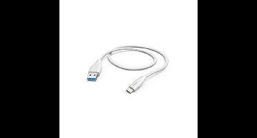Hama USB-Kabel, USB-A naar USB-C, 1,5 m Oplader Wit