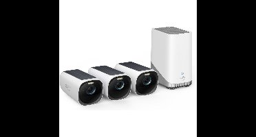 Eufy EufyCam 3 3-pack + HomeBase 3 IP-camera Zwart