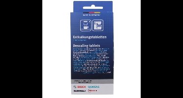 Bosch 2in1 ontkalkingstabletten 3x 36g Ontkalker