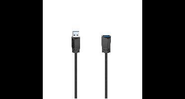 Hama USB 3.0 VERLENGKABEL 1.50M Kabel Zwart