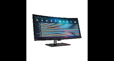Lenovo ThinkVision P40w-20 Curved Monitor Zwart