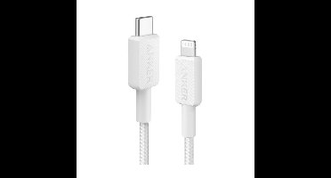 Anker 322 USB-C to LGT Cable Nylon 0.9M Oplader Wit