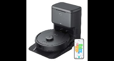 Eufy L60 Hybrid SES Robot stofzuiger Zwart