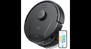 Eufy L60 Hybrid Robot stofzuiger Zwart