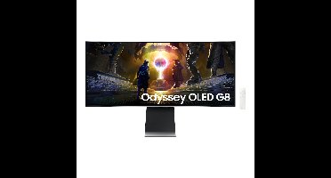 Samsung Odyssey OLED G8 LS34DG850SUXEN Monitor Zilver