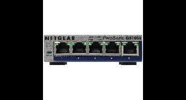 Netgear ProSafe Plus GS105E Switch Grijs