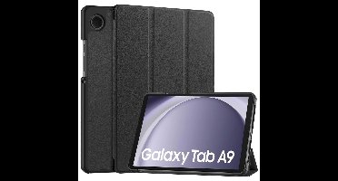 Accezz Trifold Bookcase Samsung Galaxy Tab A9 Tablethoesje Zwart