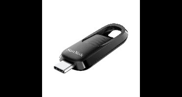 SanDisk ULTRA SLIDER 128GB USB 3.2 Gen 1 400 MB/s USB-sticks Zwart