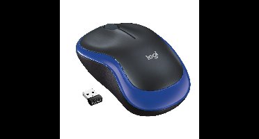 Logitech M185 Draadloze Muis Muis Blauw