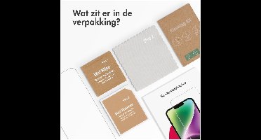 Accezz Gehard Glas Screenprotector iPhone 15 / 15 Pro Smartphone screenprotector Transparant
