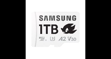 Samsung Sonic the Hedgehog PRO Plus microSD Card 1TB Micro SD-kaart Zwart