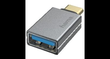 Hama USB-OTG-adapter, USB-C-stekker - USB-aansluiting, USB 3.2 Gen1, 5 Gbit/s, a Kabel