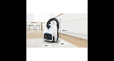 Bosch BGL6SIL2 Stofzuiger met zak Wit