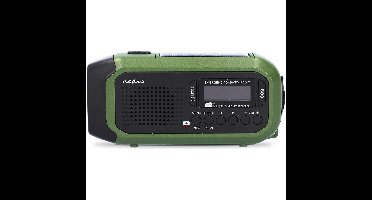 Nedis RDDBCR2000GN Noodradio DAB radio Groen
