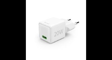 Hama Fast Charger USB-C PD/Qualcomm® Super-Mini Charger 20 W Oplader Wit