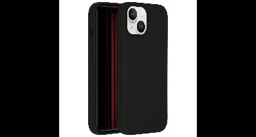 Accezz Liquid Silicone Backcover iPhone 15 Telefoonhoesje Zwart