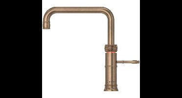 Quooker Classic Fusion Square Messing Patina Kraan