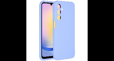 Accezz Liquid Silicone Backcover Samsung Galaxy A25 Telefoonhoesje Paars