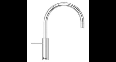 Quooker Round Chroom Kraan