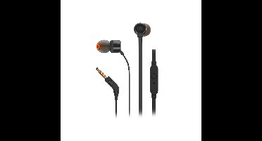 JBL T110 In-ear oordopjes Zwart