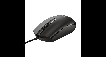 Trust BASI WIRED MOUSE Muis Zwart