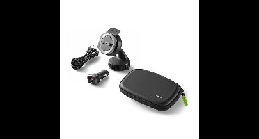Tomtom Bundel met automontagekit en beschermtas (Rider 40/400) Hoesje Zwart