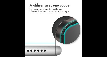 Accezz Gehard Glas Screenprotector voor de Motorola Moto G14 Smartphone screenprotector Transparant