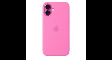 Apple Silicone Case with MagSafe voor Apple iPhone 16 Plus Telefoonhoesje Roze