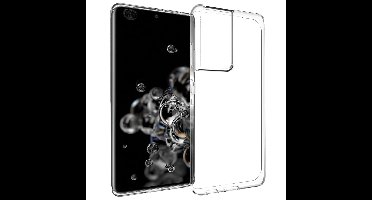 Accezz Clear Backcover Samsung Galaxy S21 Ultra Telefoonhoesje Transparant