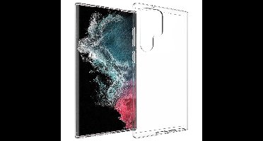 Accezz Clear Backcover Samsung Galaxy S23 Ultra Telefoonhoesje Transparant