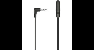 Hama Audio-adapter, 2,5mm jack stekker - 3,5mm jack koppeling, stereo Luidspreker kabel