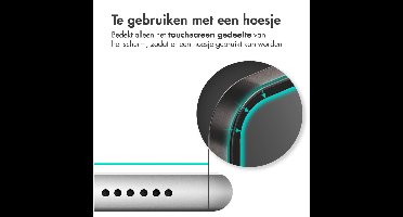 Accezz 2 pack glass voor Samsung Galaxy S25 Edge Smartphone screenprotector Transparant