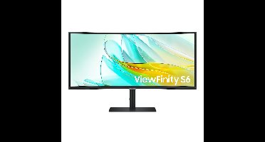 Samsung ViewFinity S6 LS34C652UAUXEN Monitor Zwart