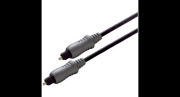 Scanpart Toslink optical audio kabel 3,0m Zwart Optische kabel Zwart