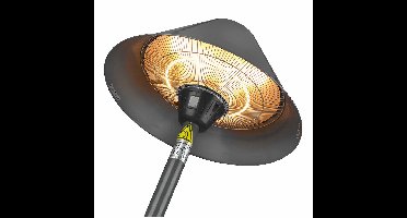 Eurom PD1500 Patioheater Terrasverwarmer Zwart