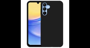 Just in Case Soft TPU Case voor Samsung A15 4G/5G Telefoonhoesje Zwart