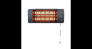 Eurom Q-time 2001 Patioheater Terrasverwarmer Zwart