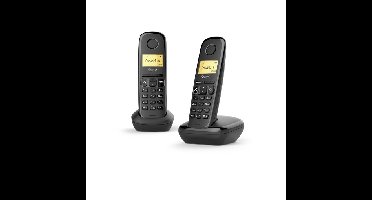Gigaset A270 DUO Huistelefoon Zwart