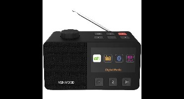 Kenwood CR-M70DAB DAB radio Zwart