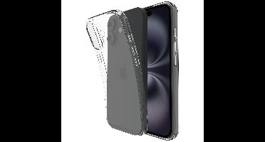Just in Case Zero Soft TPU Case voor Apple iPhone 16 Telefoonhoesje Transparant
