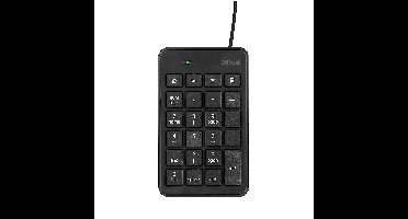 Trust Xalas Numeriek USB-toetsenblok Toetsenbord Zwart